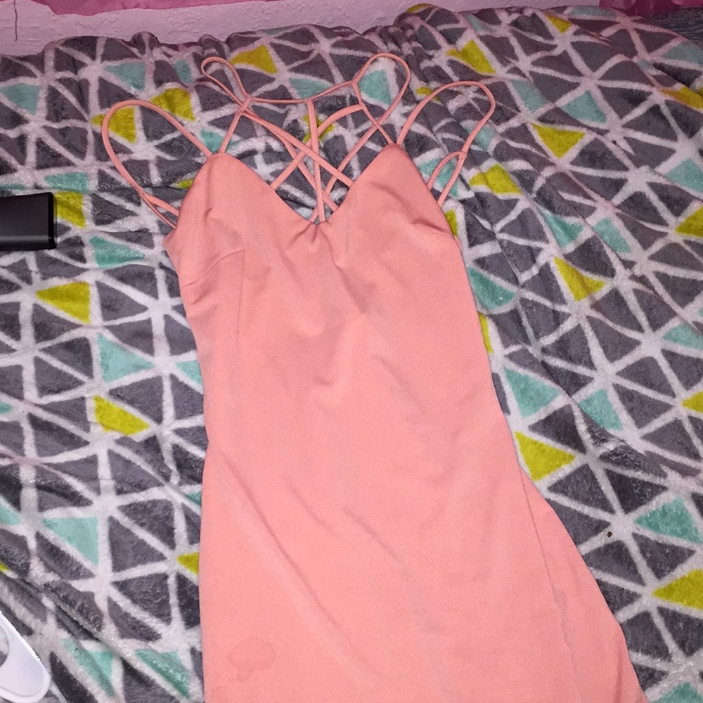 Blush pink dress